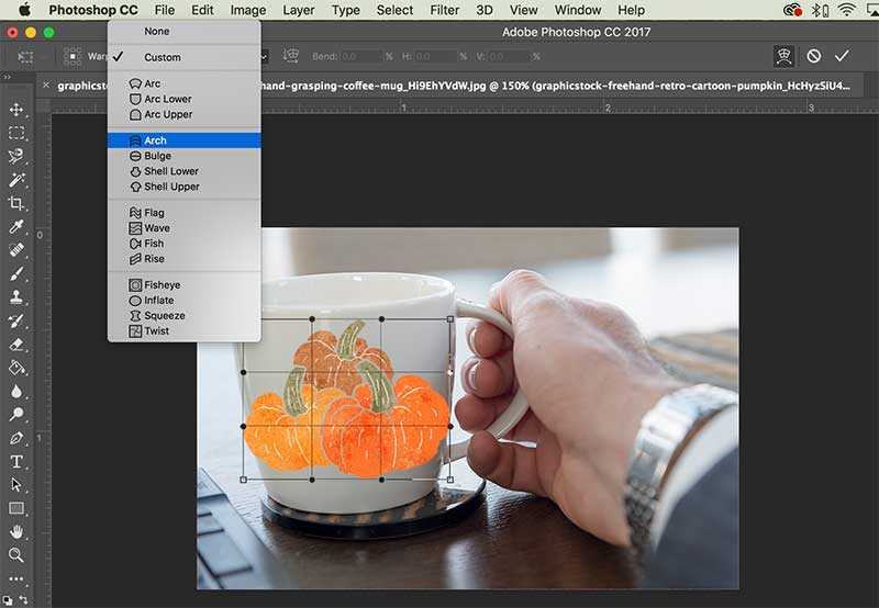 Wrap an Image in Photoshop