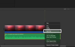 how to cut in imovie