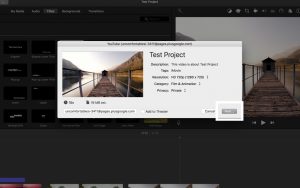 imovie export selected clips