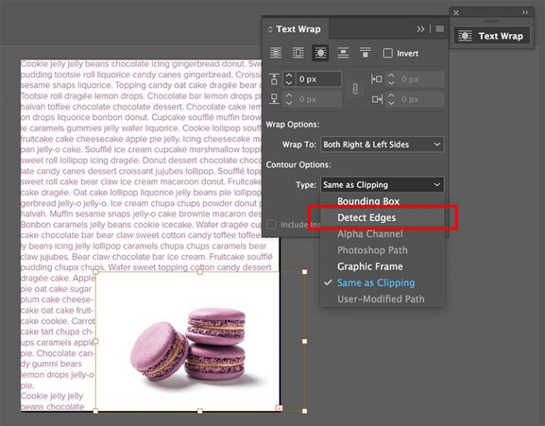 indesign smart text reflow options