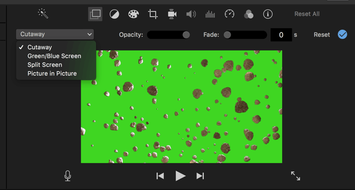 how to do green screen effect on imovie