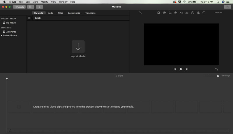 how to add video to imovie