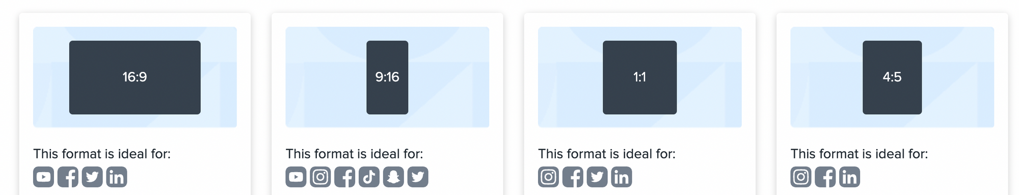 Maker’s latest update enables you to resize the aspect ratio of your video with just one click.