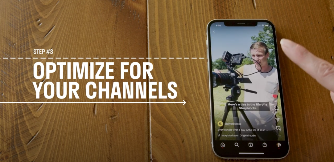 Optimize your videos for distribution on your channels