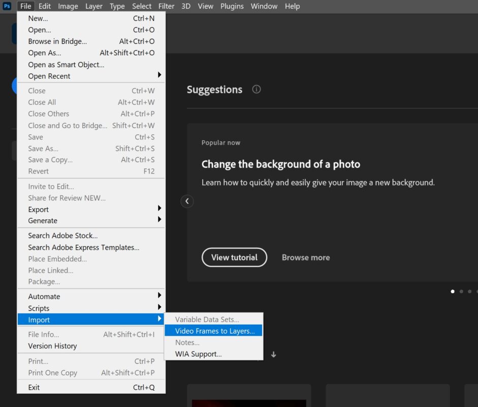 How to export a GIF from Adobe Photoshop - imagy